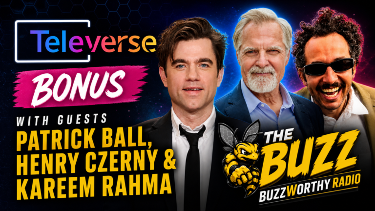 Patrick Ball, Henry Czerny & Kareem Rahma | Televerse Red Carpet Bonus | The Buzz